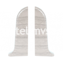 Торцевые (левая+правая) LinePlast 58 мм Ясень Светлый L046