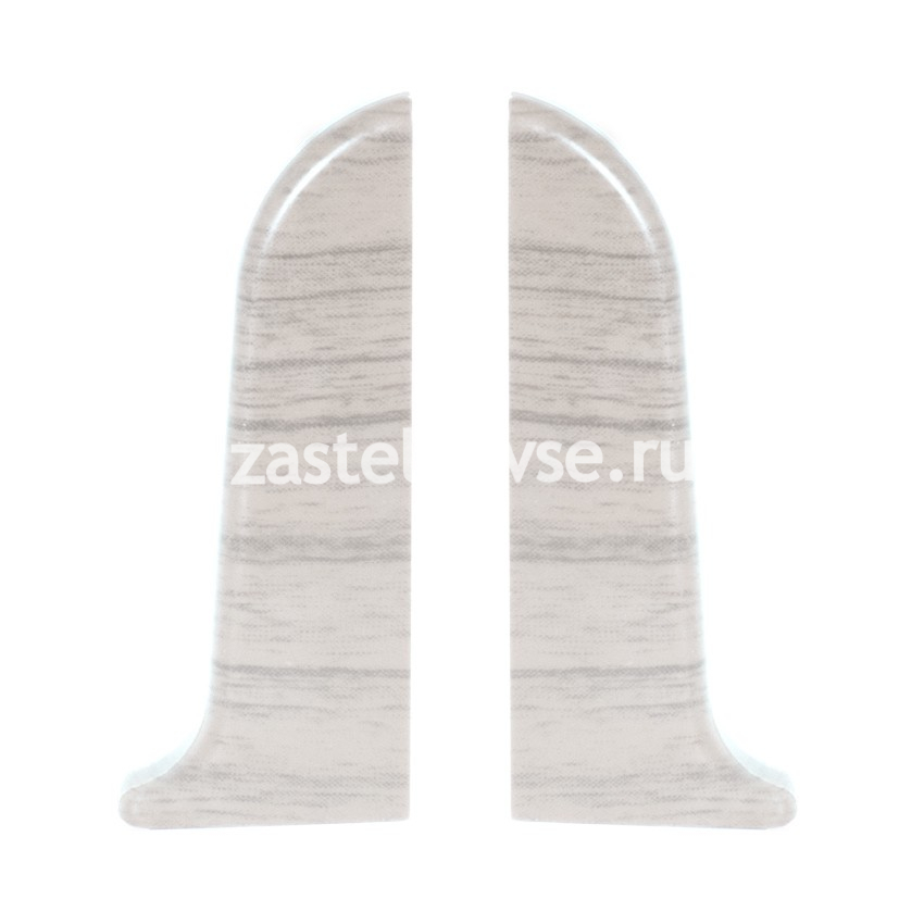 Торцевые (левая+правая) LinePlast 58 мм Ясень Светлый L046