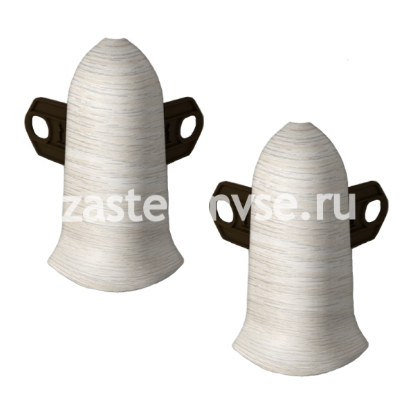 Угол наружный IDEAL Классик 55мм Ясень Белый 252 (1шт)