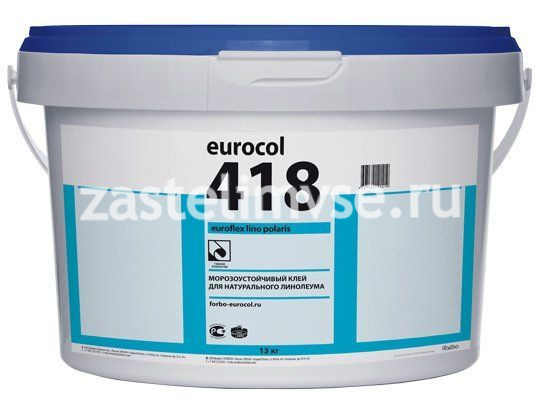 Клей для натуральных покрытий 418 Euroflex Lino Plus масса 14 кг.