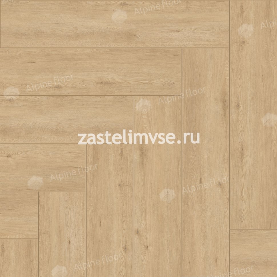 Кварцвиниловый ламинат AlpineFloor Light Parquet Дуб Лесат ECO 13-26