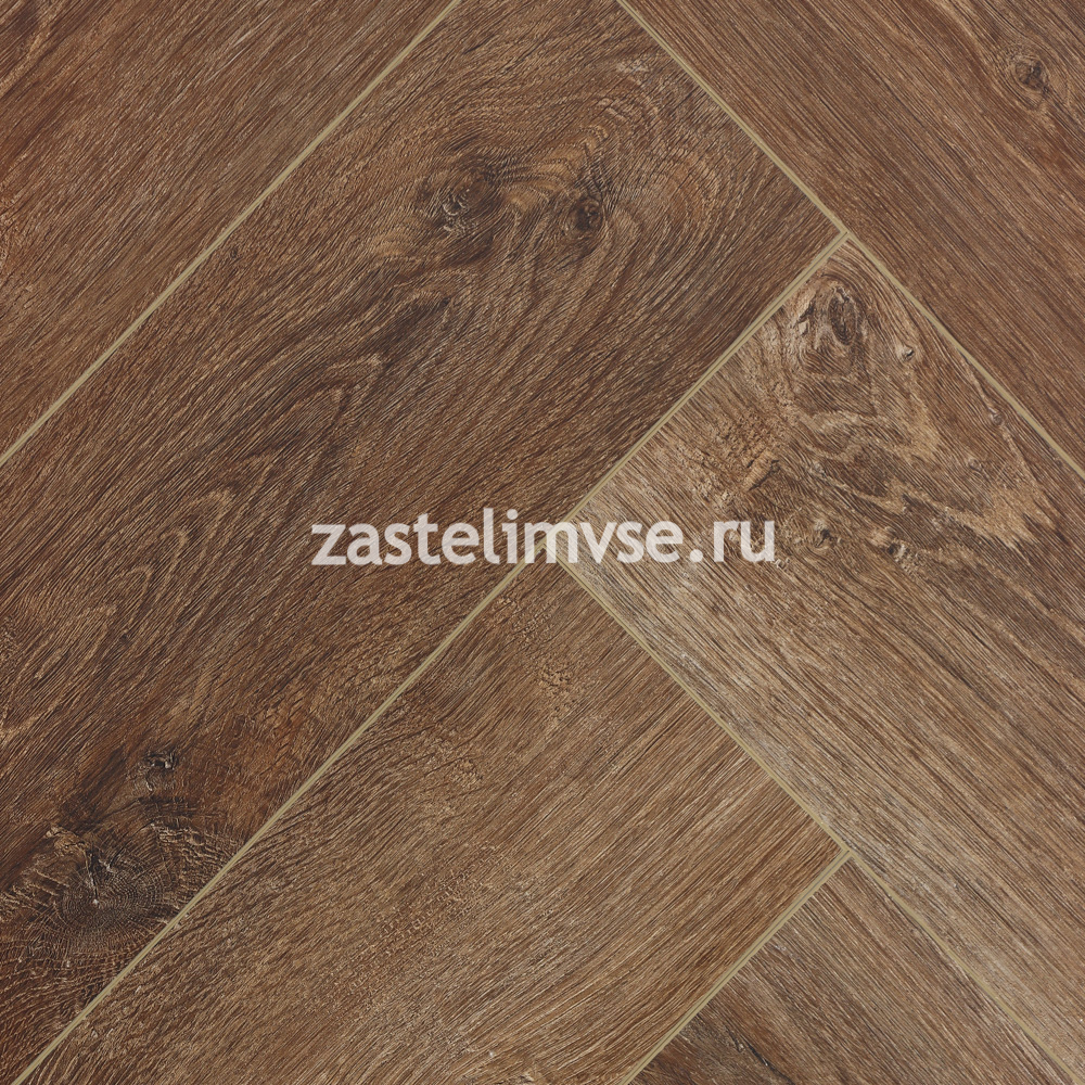 SPC плитка CronaFloor Herringbone 4V Дуб Тулуза