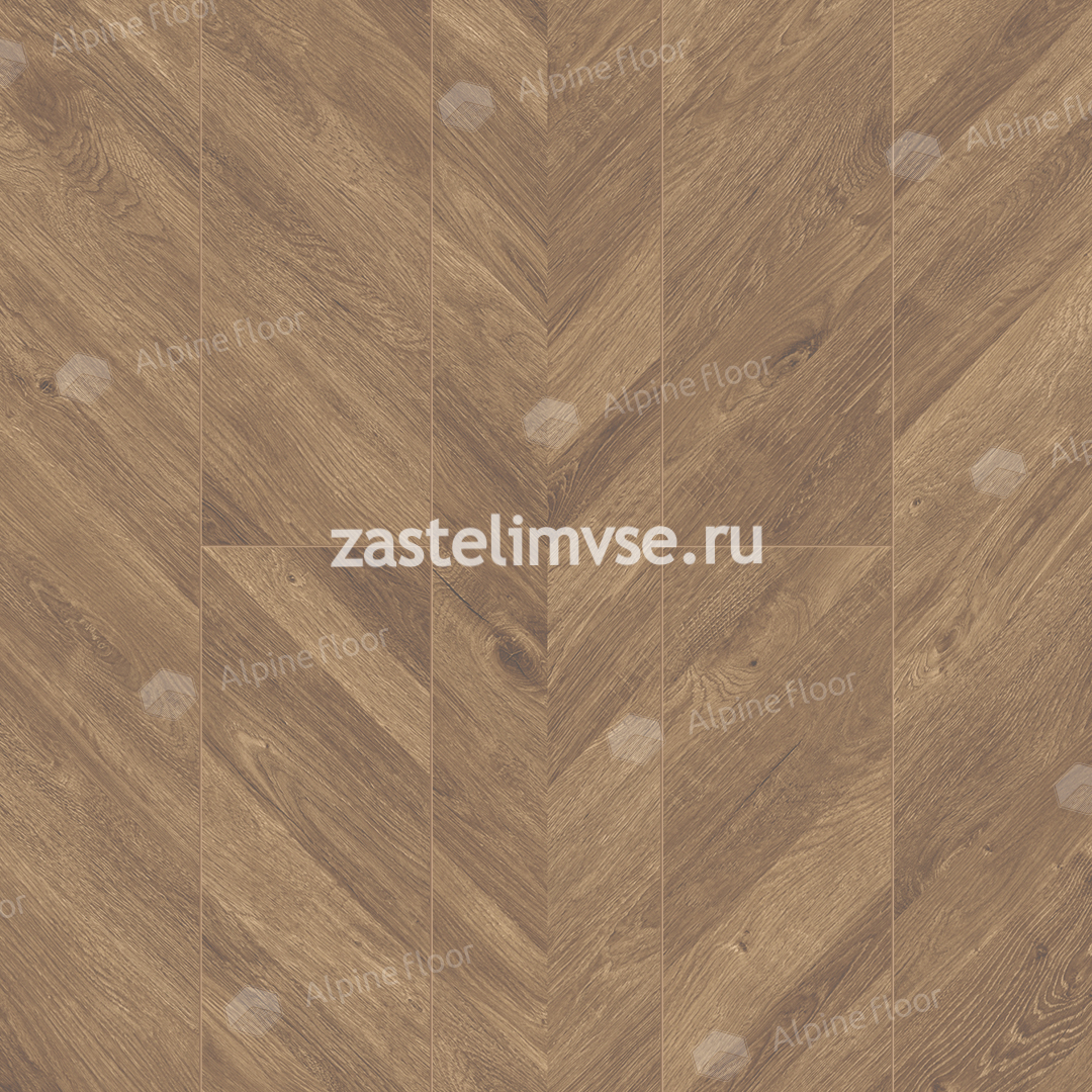 Клеевая LVT плитка AlpineFloor Easy Line Французская Ёлочка  ECO 3-25
