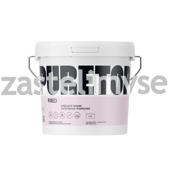 Водно-дисперсионный клей PURETOP FIXED для гибких напольных покрытий на впитывающие влагу основания - масса 3 кг