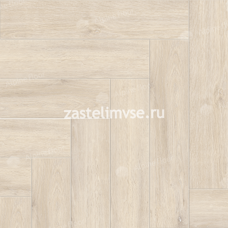 Клеевая LVT плитка AlpineFloor Parquet LVT Дуб Медия ECO 16-20