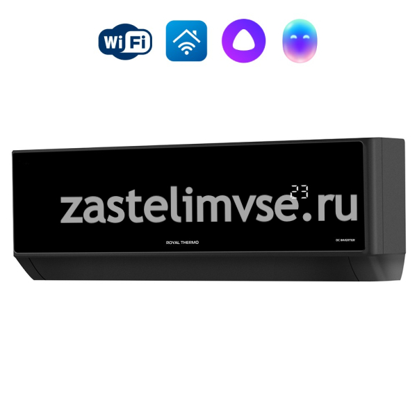 Сплит-система инверторного типа Royal Thermo Barocco DC RTBI-12HN8/black комплект