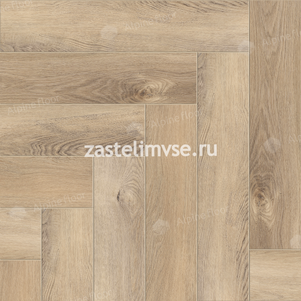 Клеевая LVT плитка AlpineFloor Parquet LVT Дуб Синистра ECO 16-17
