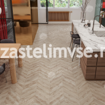 Кварцвиниловый ламинат AlpineFloor Альпийский Шеврон ECO 18-21 Гикори Chevron