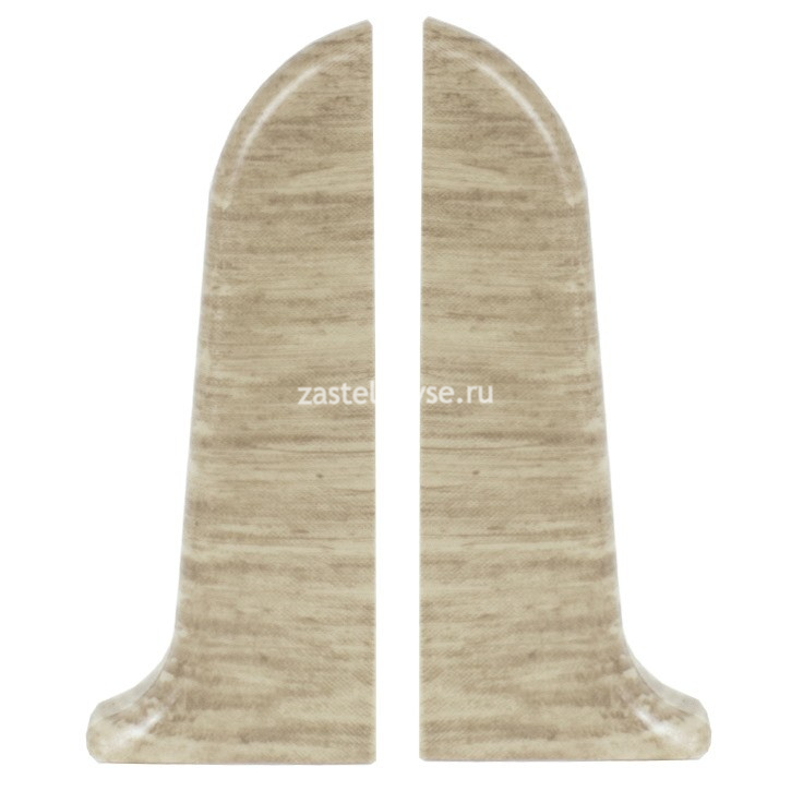 Торцевые (левая+правая) LinePlast 58 мм Дуб Выбеленный L067