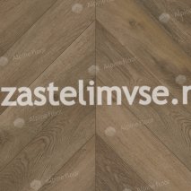 Кварцвиниловый ламинат AlpineFloor Альпийский Шеврон ECO 18-4 Дуб Насыщенный Chevron 