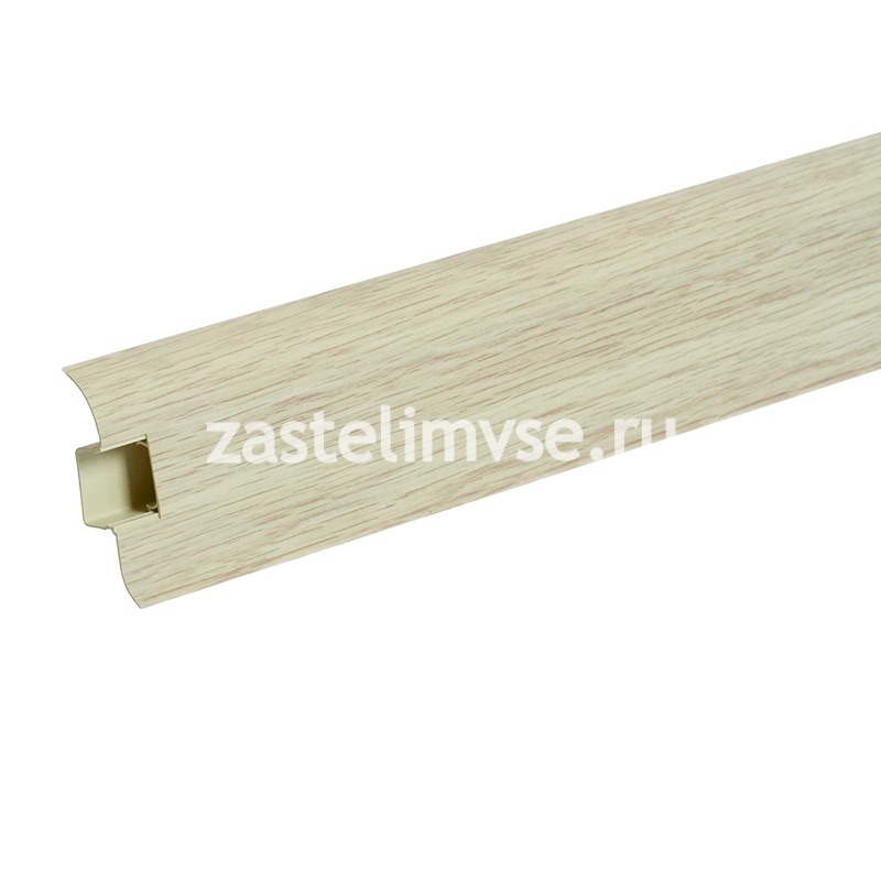 Плинтус IDEAL Комфорт 55мм Клен Северный