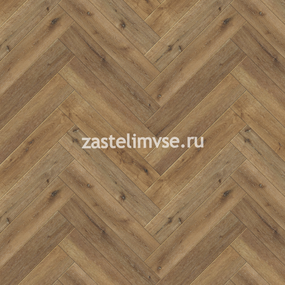 SPC плитка CronaFloor Herringbone 2.0 4V Дуб Грас