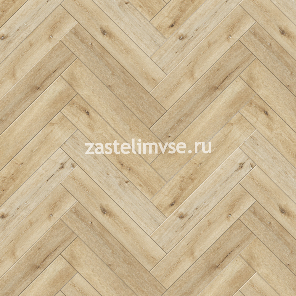 SPC плитка CronaFloor Herringbone 2.0 4V Дуб Ренн
