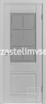 Дверь межкомнатная Emalex EC2 Steel Crystal cloud - 900мм
