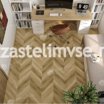 Кварцвиниловый ламинат AlpineFloor Альпийский Шеврон ECO 18-17 Grazioso Chevron