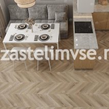 Кварцвиниловый ламинат AlpineFloor Альпийский Шеврон ECO 18-6 Дуб Синистра Chevron