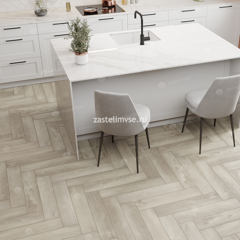 Кварцвиниловый ламинат AlpineFloor Parquet Premium Дуб Фантазия ECO 19-1