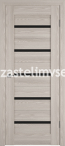 Дверь межкомнатная Atum X7 Frappe/Black gloss 800мм
